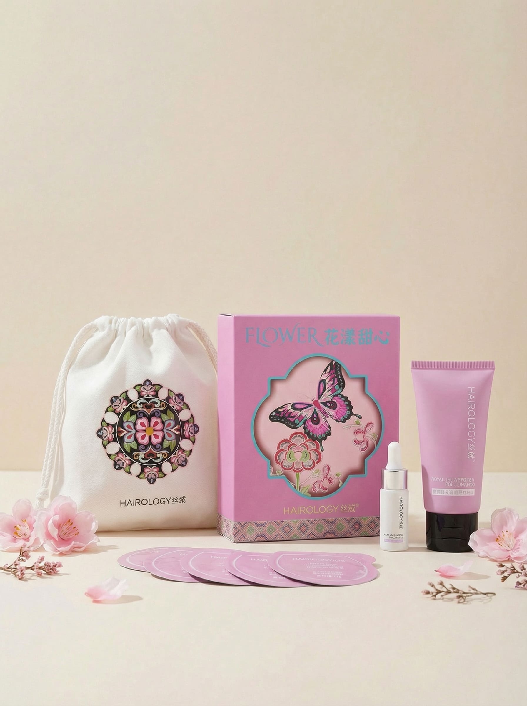 Hairology Floral Honey Hair Care Set(9-in-1)